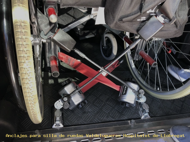 Sujección de silla de ruedas Valdelugueros Hospitalet de Llobregat